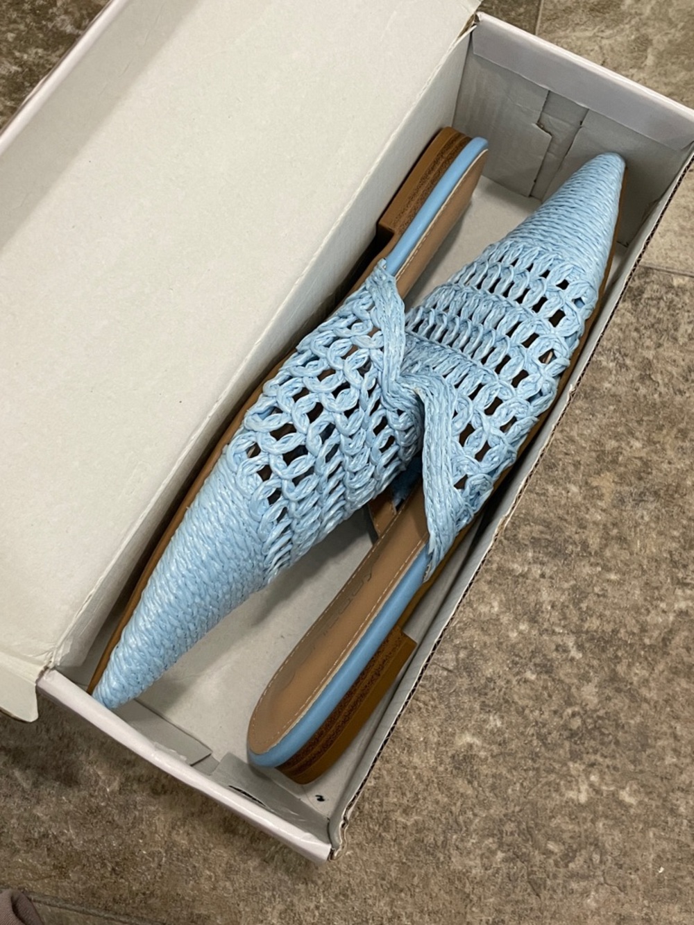 Women’s Woven Pointed-Toe Mules - Picture 7 of 7